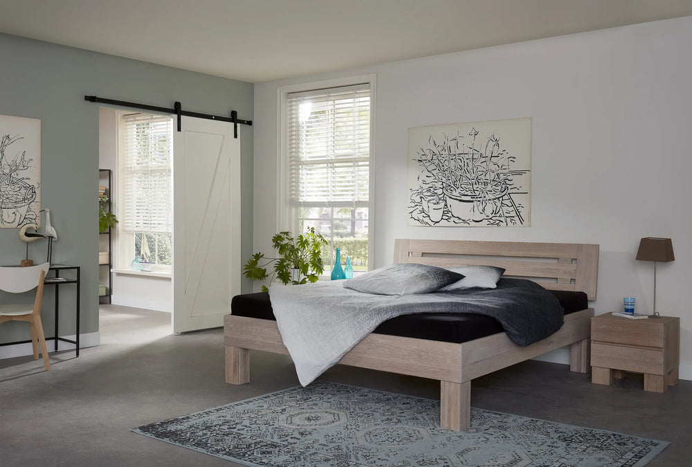 Oak Electric Adjustable Bed