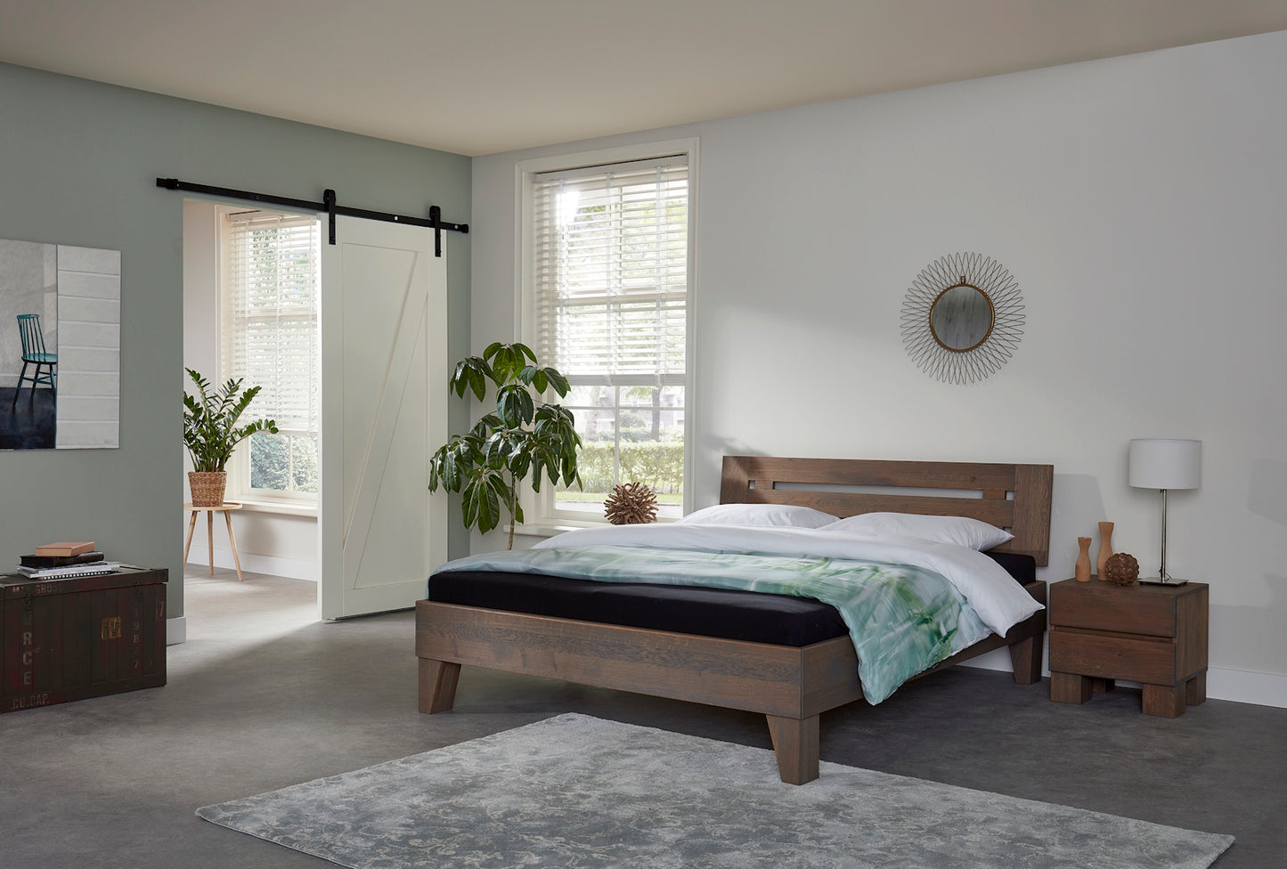 Betty Solid Oak Wooden Electric Adjustable Bed