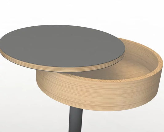 RotoBed®Bed SideTable(Available in Oak or Black)